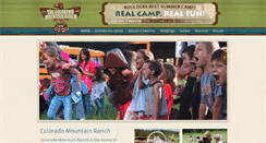 Desktop Screenshot of coloradomountainranch.com